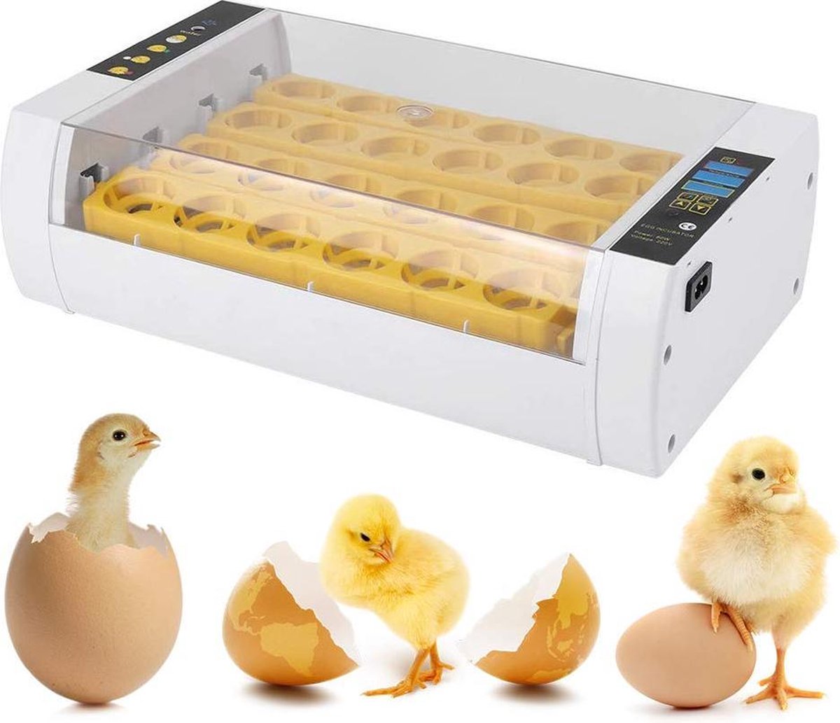 Broedmachine, volautomatisch, voor kippen, eenden en