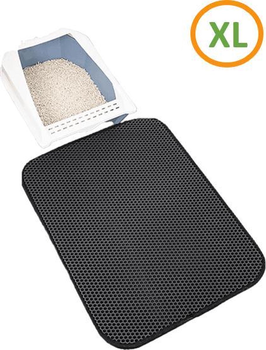 Basics Pads voor in kattenbak, geurloos, set van 20, paars, wit
