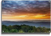 Walljar - Sunset West Virginia - Muurdecoratie - Plexiglas schilderij