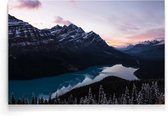 Walljar - Peyto Lake - Muurdecoratie - Poster