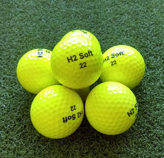 blik Nauwkeurigheid Bont H2Soft golfbal geel 50 stuks | bol.com