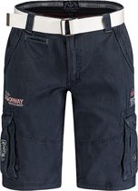 Geographical Norway Korte Broek Poudre Blauw - L