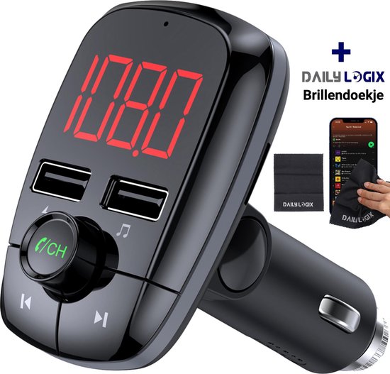 Daily Logix Bluetooth FM transmitter – carkit – snellader – MP3