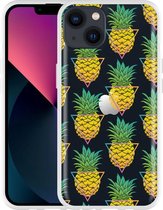 Geschikt voor Apple iPhone 13 Hoesje Pineapple - Designed by Cazy