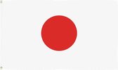 Japanse vlag - 150 x 90 - 100% polyester - gestikte randen