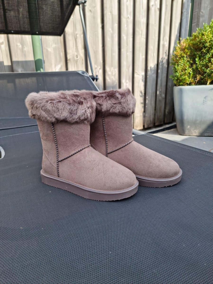 HKM all weather boots Davos Fur taupe maat 38 | bol.com