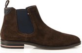 Tommy Hilfiger - Chelsea Boot Suede Donkerbruin - 44 -