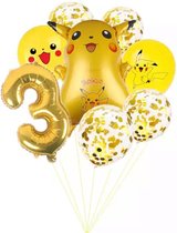 Pokemon Ballon Droom Thema Party Decoratie Benodigdheden Pikachu Verjaardagsfeestje Pocket Ballon Gift, Nummer 3