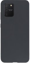 BMAX Siliconen hard case hoesje geschikt voor Samsung Galaxy S10 lite / Hard Cover / Beschermhoesje / Telefoonhoesje / Hard case / Telefoonbescherming - Antraciet