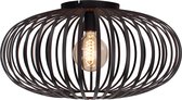 Chericoni Curvato Plafondlamp - 1 lichts - Ø60cm - E27 - Zwart
