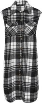 Vero Moda VMSHAY S/L LONG VEST VIP Pristine Black Dames Vest - Maat L