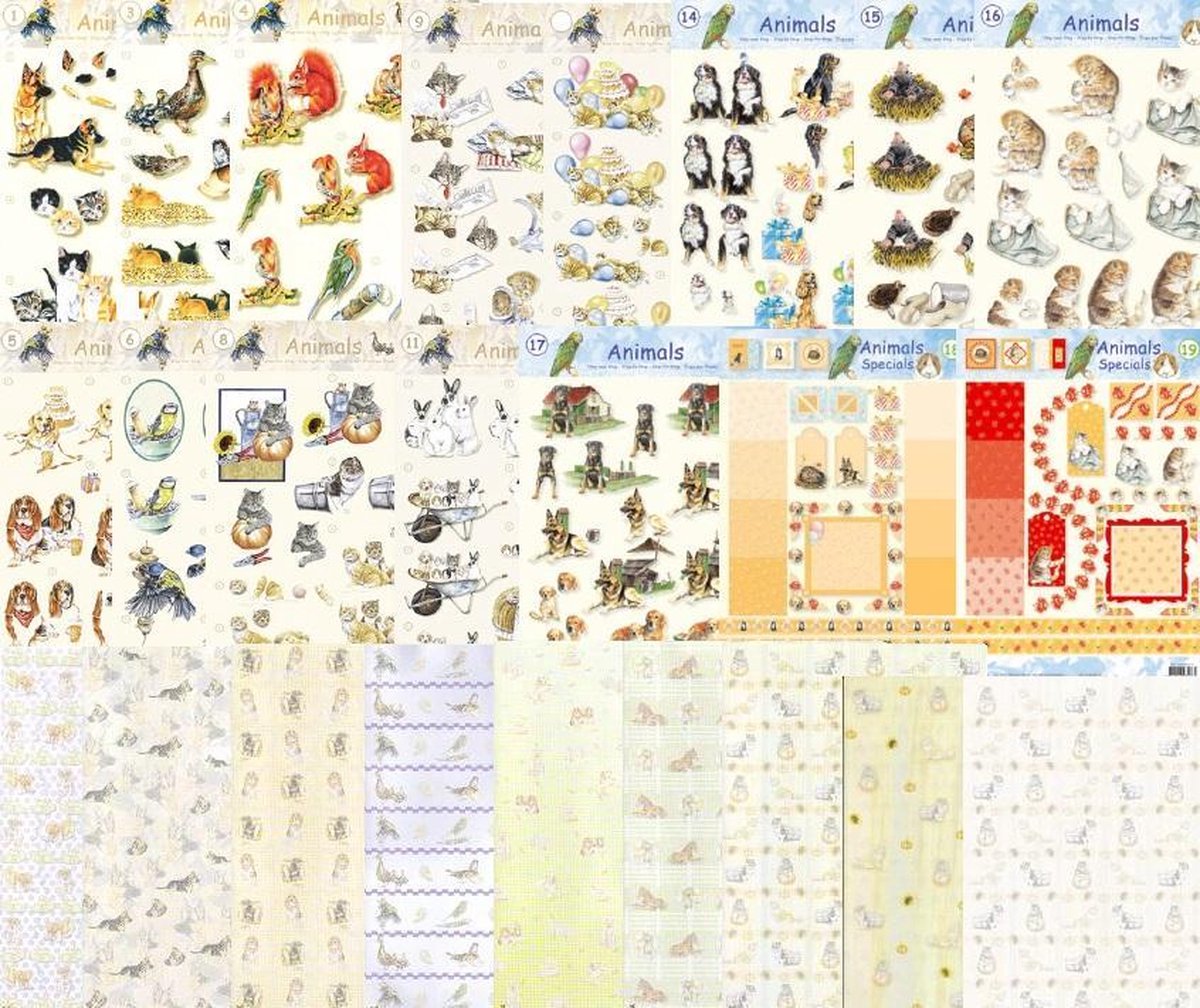 StudioLight - Knipvellenpakket  "Animals"