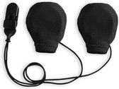 Ear Gear Rondo | Zwart | bescherm je CI | beschermhoes ZWART met koord en kleding clip