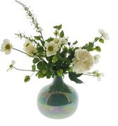 Viv! Home Luxuries Boeket Yara - Zijden Bloemen - wit - Incl. of excl. Vaas