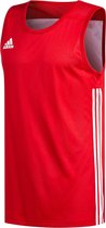 adidas Sportshirt - Maat S  - Mannen - rood/wit