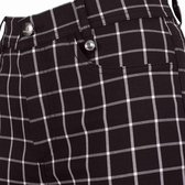 Golfino Dames Golf Broek Zwart wit Geruit