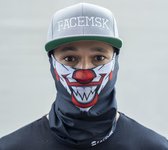 FaceMSK Droopy Clown Face Mask - Faceshield - Bandana - Nek Warmer