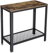 Maison Home wandtafel sidetable industrieel - Bruin