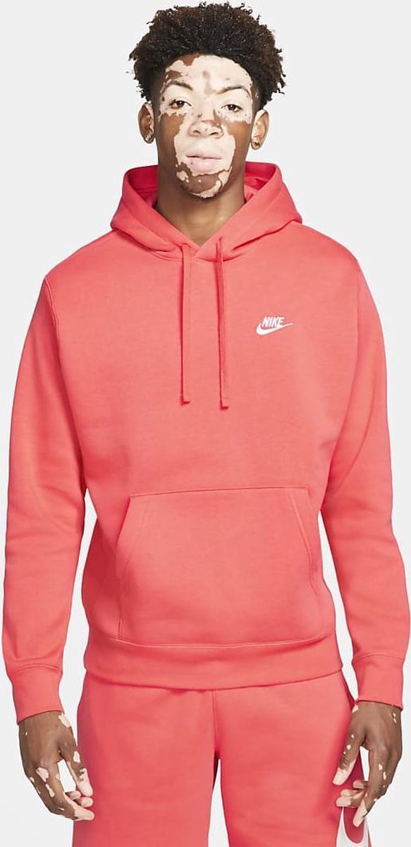 Nike Sportswear Club Heren Hoodie Roze