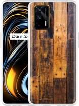 Realme GT Hoesje Special Wood - Designed by Cazy