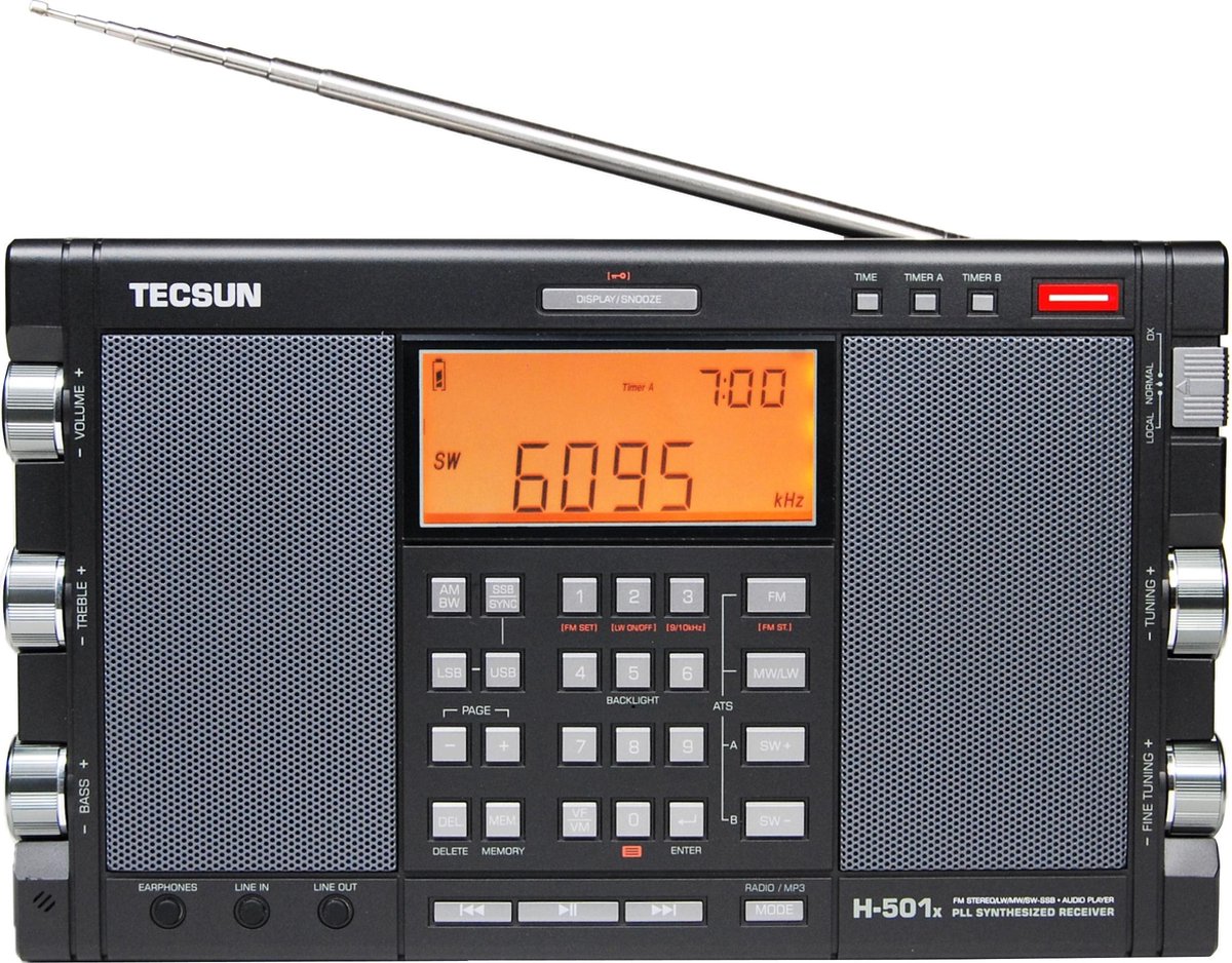 Tecsun H-501x PLL World Band Receiver/Audio Player