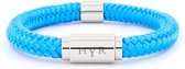 HYR Bracelets - Jumbo Jet Silver - Armband - Touw - 17cm