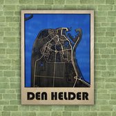 Plaatsplattegrond Stadsplattegrond 3D Den Helder Standaard