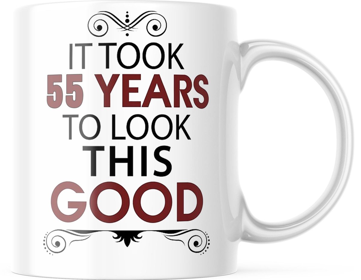 Verjaardag Mok It took 55 years to look this good