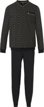 Robson M PY without button Mannen Pyjamaset - Donkerblauw - Maat 54