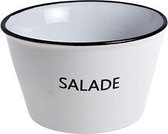 Veluw Schaaltje met Opdruk ''Salade'' - Ø13x(H)7,5cm ( Set van 6 )