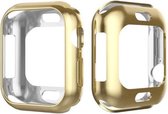 DrPhone TPU Sport Siliconen Case - Volledige bescherm Case - Rubber Case - Geschikt Voor iOS Smartwatch 1/2/3 - 38 mm  - Goud
