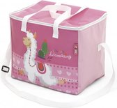 lunchtas thermisch meisjes 14 liter PVC roze