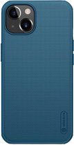 Telefoonhoesje geschikt voor iPhone 13 - Super Frosted Shield Pro - Back Cover - Blauw
