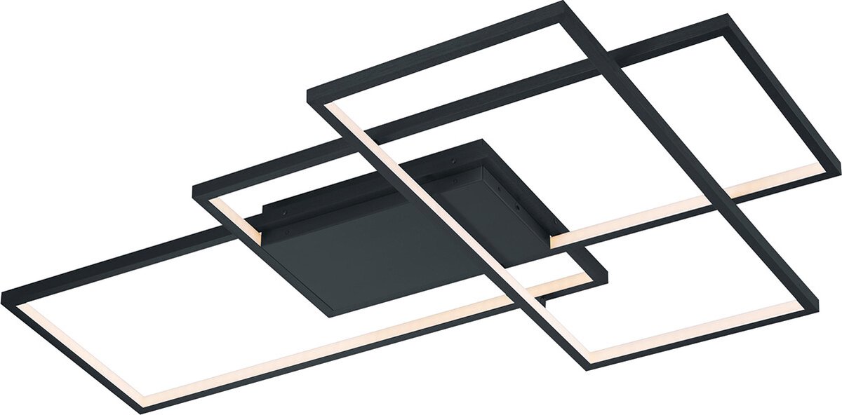 Plafonnière Panel zwart - 36W van WiZ kopen