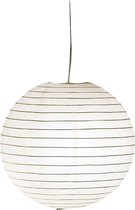 LED Hanglamp - Hangverlichting - Torna Ponton - E27 Fitting - Rond - Mat Wit - Papier