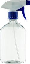 Lege apothekersflessen 500 ml – 10 stuks - HDPE Clear 28 - met spraykop – navulbaar - leeg
