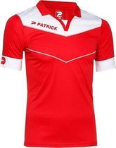 Patrick Power Shirt Korte Mouw Kinderen - Rood / Wit | Maat: 7/8