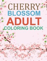 Cherry Blossom Adult Coloring Book