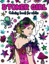 Stoner Girl Coloring Book For Adults