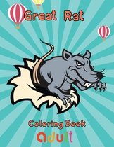 Great Rat Coloring book Adult