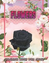 Flowers Coloring Book For Adult