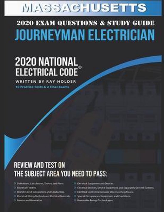 Massachusetts 2020 Journeyman Electrician Exam Questions and ... - cover