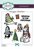 Creative Expressions Designer Boutique Collection Clear Stamp Set Wrapped Up A6