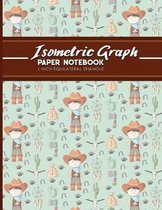 Isometric Graph Paper Notebook: 1 Inch Equilateral Triangle