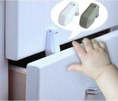 4 stuks Vinger beveiliging – Lade stop tijdens sluiten -  lade en kast stoppers - Vinger bescherming – Schuif beveiliging – Kinder slot – lade- & kastslot - Kasten - Lades