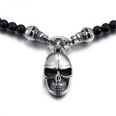 Stainless steel ketting nyco | Halsketting | skull head | kralenketting