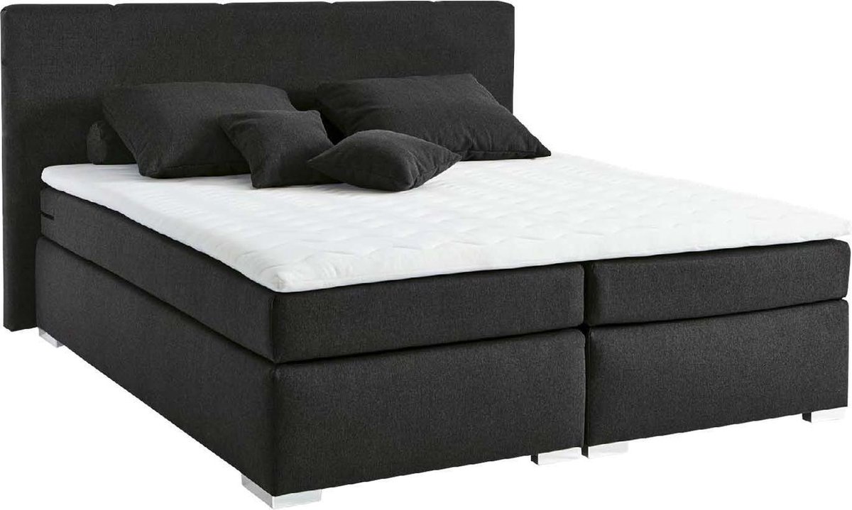 Complete boxspring set Magic 180x200; 2 x box , 2 x pocketvering matras + 1 koudschuim topper