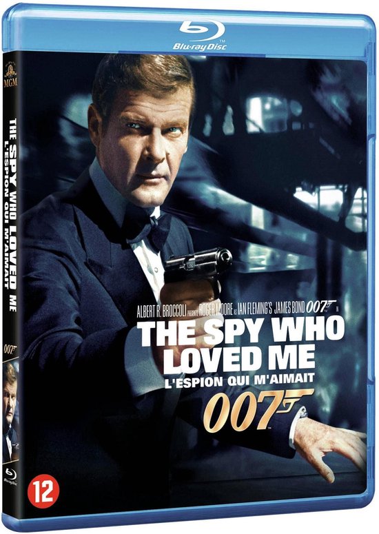 Blu-ray hoes van 'The Spy Who Loved Me' met Roger Moore in smoking, gewapend.