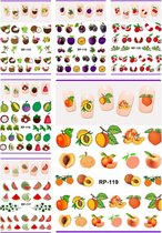 Nagel Sticker Set Fruit (150 stickers)