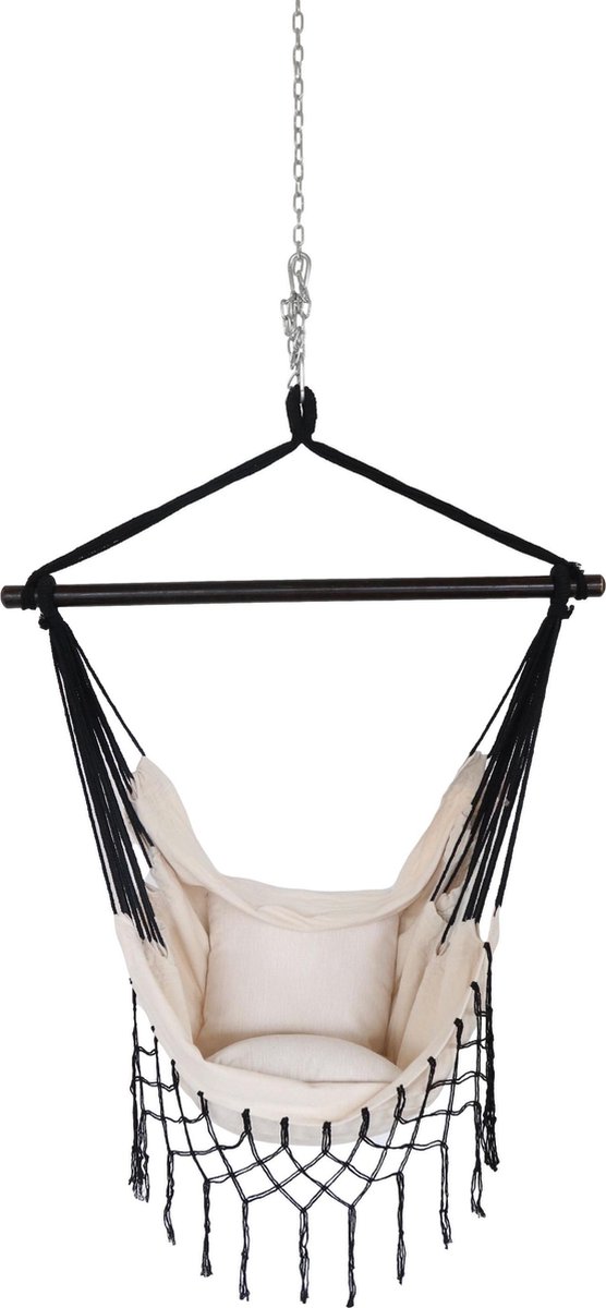 Hangstoel beige
